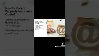 Vacant Property Liability Insurance Unoccupied Property Insurance