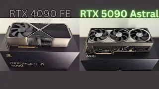 NVIDIA RTX 5090 Astral против RTX 4090 FE | Тест и сравнение
