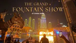 The grand fountain show at Dubai Mall | Epic fountain show#dubaimall #fountainshow #burjkhalifa #nye