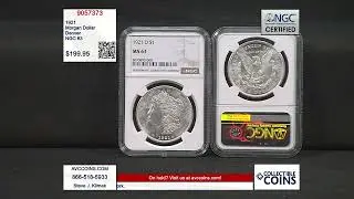 Моргановский доллар 1921 года &mdash; Денвер &mdash; NGC 63