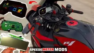 Speedometer Modification | Yamaha r15 v3 😱 RPM led light colour change 🙀