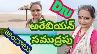 Diu and Daman toor in telogu! Diu tourist place| Arabin sea| Gujarat #youtube