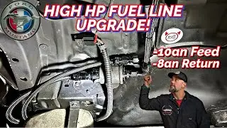 79-04 Mustang fuel line upgrade: -10an feed and -8an return - Evil Energy PTFE lines and fittings