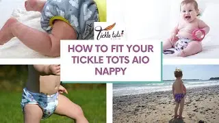 How To Fit All In One Reusable Nappy | Tickle Tots