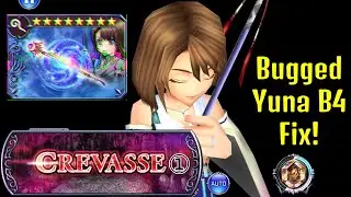 Bugged FR Yuna Gameplay before THE FIX! Crevasse #1 SHINRYU [DFFOO JP]