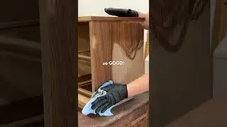 Mid Century Modern Nightstand MAKEOVER #restoredfurniture #diy