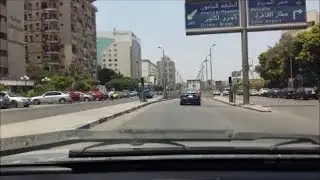Cairo Driving Dash Cam: Video(2): Salah Salem street
