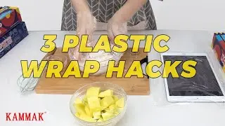 KAMMAK Cling Film Dispenser-Three Plastic Wrap Hacks