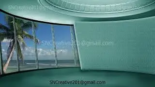 News TV Studio Set 42 - Virtual Green Screen Background Loop
