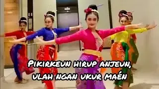 Pikirkeun hirup anjeun, ulah ngan ukur ma&eacute;n - - Eko samuhudi -Devia elina - sunda musik -  jaipong