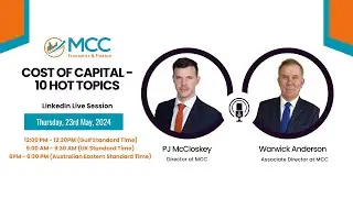 Cost of Capital - 10 Hot Topics