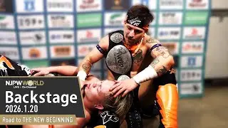 #njnbg 6th Match Backstage (with Subtitles) 1/20/26 | Road to THE NEW BEGINNING 第6試合 Backstage