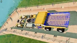 Huge Truck vs New Monster Mega Ramp &ndash; BeamNG.Drive