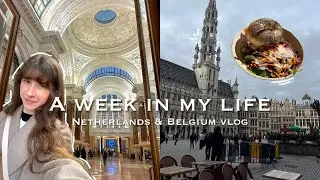 A week in my life as a Uni student 📚 | trip to Brussels | shopping