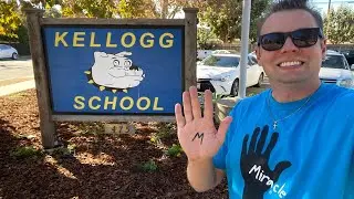 Mr. Peace Visits Kellogg Elementary School in Goleta, California
