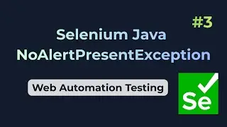 NoAlertPresentException || Selenium Java