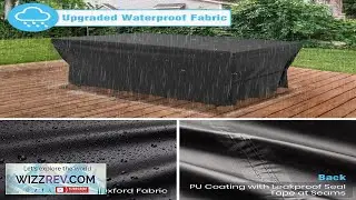 Patio Furniture Cover Outdoor Waterproof Rectangular Patio Table Chair Sofa Review