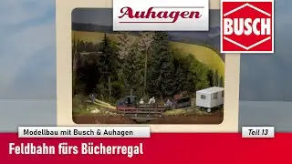 Modellbau mit Busch & Auhagen Feldbahn für´s Bücherregal