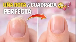 C&oacute;mo Reconstruir una U&ntilde;a Cuadrada con Acr&iacute;lico 💅✨ | Paso a Paso