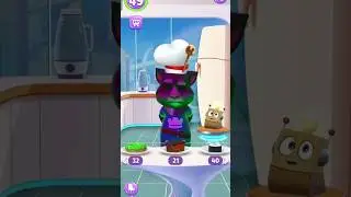 oooo ye kya hua billi ka colour badal gya my talking tom 2 #shortsfeed #talkingtom #funny #shorts
