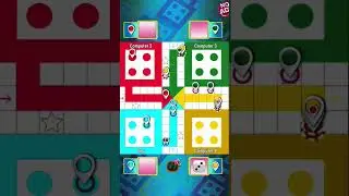 Ludo king playing tricks for computer game in classic mode #ludolads #ludo #game #shorts