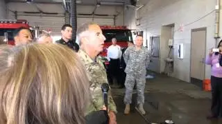 Army National Guard Major General discusses increased presence at water resource sites in Flint
