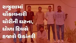Rajulaમાં ચોંકાવનારી ચોરીની ઘટના,ધોળા દિવસે હજારો ઉઠાંતરી LCB Amreli Cracks Theft Case