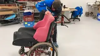 Erneuerung einer Sitzschale im Sonderbau