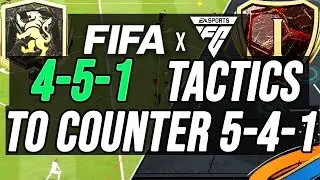 4-5-1 THE NEW META TO COUNTER 5-4-1 CUSTOM TACTICS FULL  - FIFA 23