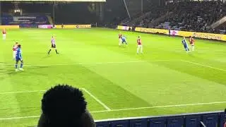 Oldham 0  vs 1 walsall ￼
