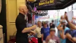 Performer Hammers Nail Into His Face at Ripley's Believe It or Not! Times Square