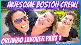 Awesome Boston Crew 💗Orlando Layover Part 1 💗 Flight Attendant Layover Vlog 💗 JojoTVChannel