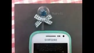 How to make a earpiece dust plug for phone!