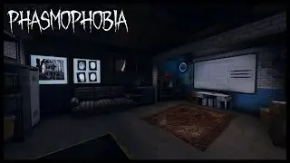 Ghost Hunting HQ - Phasmophobia |🎧 Ambient Soundscape 🎧| ASMR | Ghost Hunting Operations Building