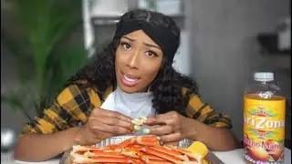 Seafood Boil Mukbang (why my roommates hate me)