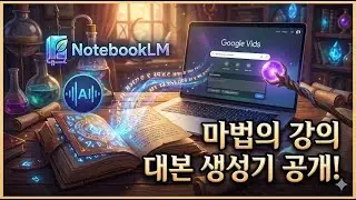 노트북LM과 구글 Vids의 환상 조합! AI가 대신 읽어주는 강의 영상 만들기 (feat. 마법의 대본 생성기)