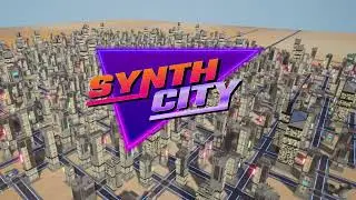 SynthCity: 1 Hour Gameplay & Custom Synthwave Mix 🎵 | Next-Gen Web3 City Builder