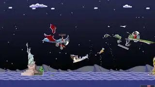 Worms World Party Remastered: Custom Missions 75 & 76 - Aero Phycho & Mine Coup