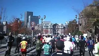 大阪マラソン2012中央公会堂前