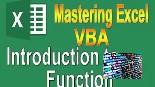 [Programming For Beginners] Excel VBA Programming Basics Tutorial # 15 | Introduction to Functions