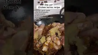 Chicken korma #easyrecipe #chickenkormarecipe #cooking #food #youtubeshorts