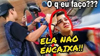 COMO COLOCAR A VIKINGX TUFF 28 NO SUPORTE?? DA CERTO?? [Grau Vni]