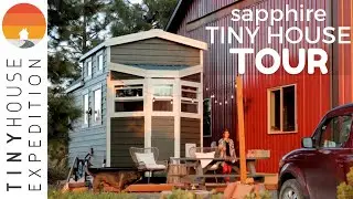 2 Humans, 2 Dogs in a 20&rsquo; Tiny House, Comfy & Chic Living