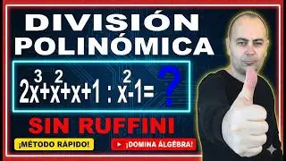 División de polinomios ✏️ Método sin Ruffini