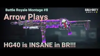 Battle Royale Montage #8 | The HG40 is AMAZING in BR too! | CODM | Arrow Plays