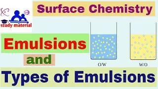 Emulsions and types of emulsions in English| Emulsions | Types of Emulsions| Emulsions with examples