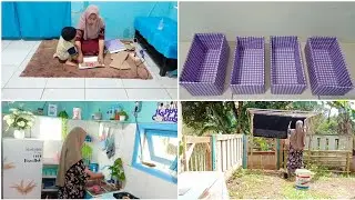 BIKIN STORAGE BOX | DIY STORAGE BOX | BERSIH BERSIH✨Daily Vlog irt desa