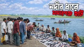 Charer Mansur Hat | Madarganj Hat | Real Rural Market of Bangladesh