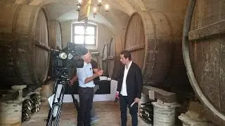 Giuseppe Palmieri giornalista intervista Marina Cvetic vino Masciarelli