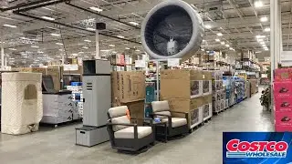 COSTCO SHOP WITH ME SUMMER ITEMS PATIO FURNITURE CHAIRS TABLES GRILLS SHOPPING STORE WALK THROUGH